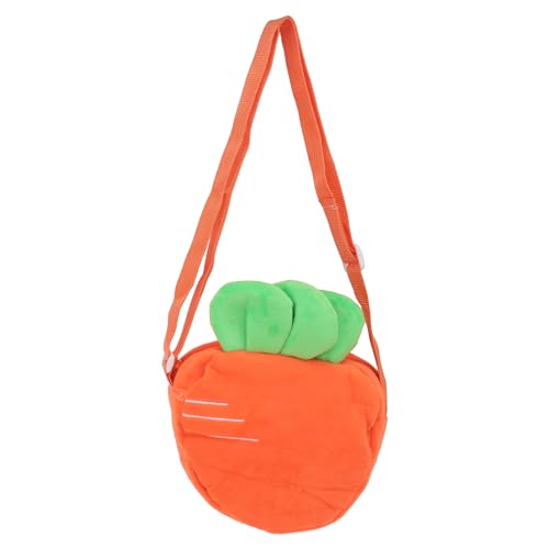 Cartoon-umhängetasche Obst Geldbörse Canvas-handtasche Hasenohren Kinder Karotte Spielzeug Mini Karottenbeutel Karotten Handtasche Carrot Bag Handytasche Fräulein Kleines Mädchen von Lurrose