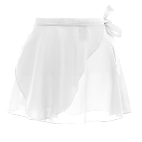 Ballettrock Weiß Wickelrock Tanzrock Mädchen Schnür Ballett Wickelrock Fließender Chiffon Tutu Rock für Kleinkinder Teenager Mädchen Ballett Rock Gymnastik Damen Ballettrock Weiß Wickelrock Tanzrock Mädchen Schnür Ballett Wickelrock Fließender Chiffon Tutu Rock für Kleinkinder Teenager Mädchen Ballett Rock Gymnastik Damen von Lusofie