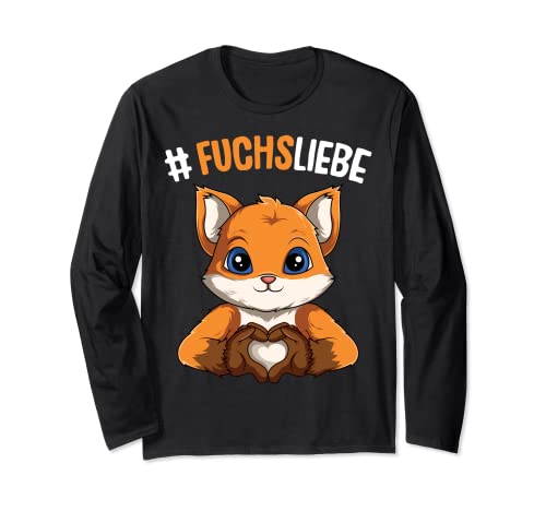 Fuchs Fuchsliebe Mädchen Kinder Damen Langarmshirt von Lustige Fuchs Liebhaber Geschenkideen