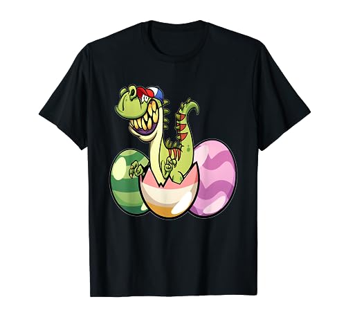 Oster T Shirt Kinder Jungen T Rex Dinosaurier Shirt Ostern T-Shirt von Lustige Ostergeschenke T Shirts Für Kinder by KaMi