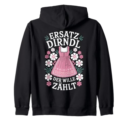 Ersatz Dirndl Wille zählt Trachtenshirt Damen Ersatzdirndl Kapuzenjacke Ersatz Dirndl Wille zählt Trachtenshirt Damen Ersatzdirndl Kapuzenjacke von Lustige Tracht Motive & Outfits für Frauen