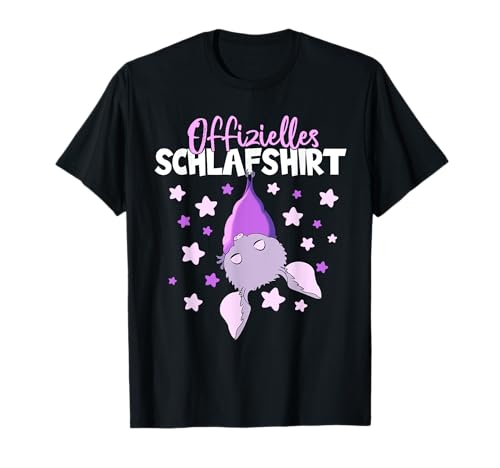 Offizielles Schlafshirt Fledermaus Schlafanzug Mädchen Damen T-Shirt Offizielles Schlafshirt Fledermaus Schlafanzug Mädchen Damen T-Shirt von Lustige Vampir Tiere Halloween Geschenk und Shirts