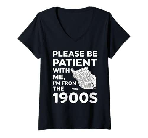 Damen Lustig Tshirt Herren Damen Gen Z Gen X Boomer 1900er Party T-Shirt mit V-Ausschnitt Damen Lustig Tshirt Herren Damen Gen Z Gen X Boomer 1900er Party T-Shirt mit V-Ausschnitt von Lustiges Tshirt für Gen Z Gen X Boomer 1900