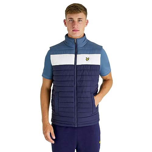 Lyle & Scott Herren Golfweste durchgehendem Reißverschluss - Kriegsmarine - L von Lyle & Scott