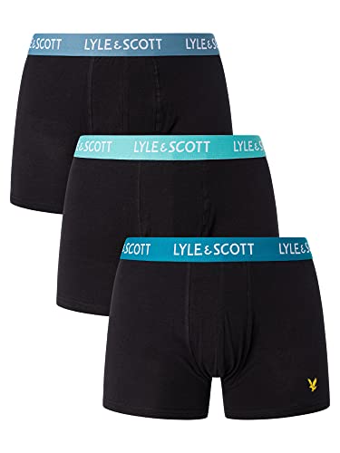 Lyle & Scott Herren 3er Pack Barclay Trunks, Schwarz, L von Lyle & Scott