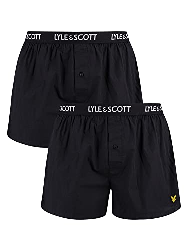 Lyle & Scott Herren Boxershorts Dylan schwarz/weiß L von Lyle & Scott