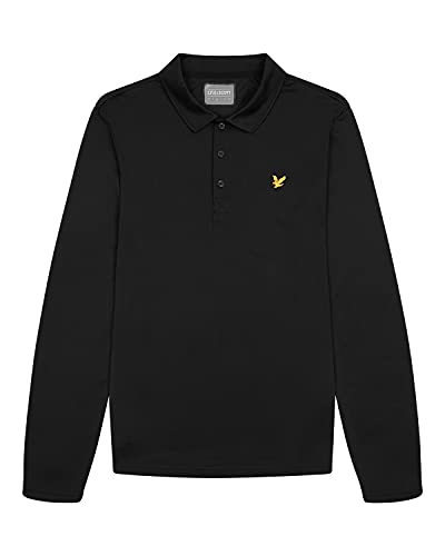 Lyle & Scott Herren Feuchtigkeitstransport Golf-Polo-Hemd - True Schwarz - M von Lyle & Scott