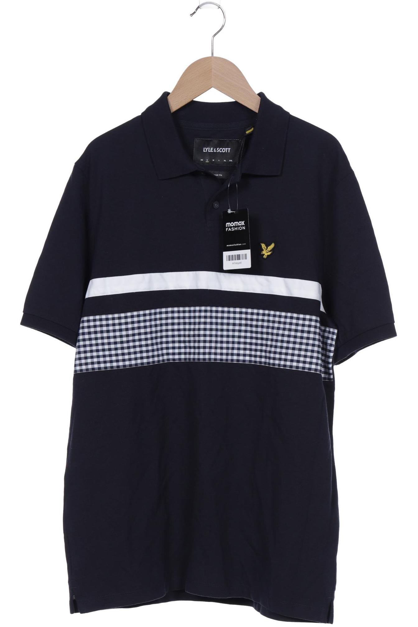 Lyle & Scott Herren Poloshirt, marineblau, Gr. 46 von Lyle & Scott