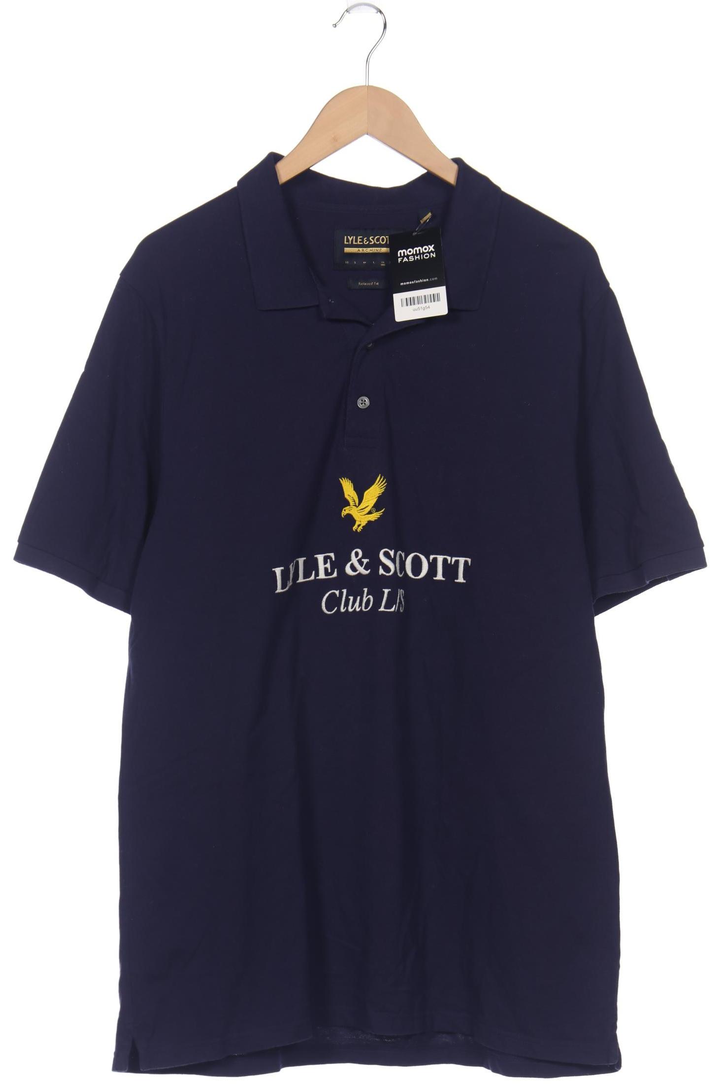 Lyle & Scott Herren Poloshirt, marineblau, Gr. 54 von Lyle & Scott