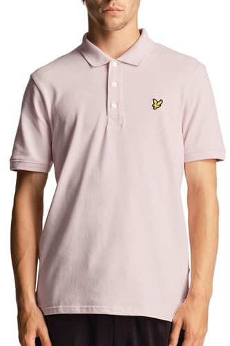 Lyle & Scott Plain Polo Shirt- Baumwoll Poloshirt Herren Kurzarm - EIN einfaches, kurzärmeliges polohemd Herren aus hochwertiger Baumwolle 100%, XS-XXL von Lyle & Scott