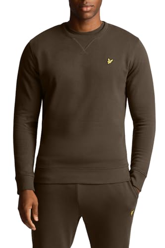 Lyle & Scott Sweatshirt für Männer - Klassisches hochwertiges Herren Pullover mit Rundhalsausschnitt, Schlichter, langärmeliger ohne Kapuze, 100% Baumwolle, XS-XXL von Lyle & Scott