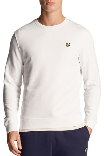 Lyle & Scott Sweatshirt für Männer - Klassisches hochwertiges Herren Pullover mit Rundhalsausschnitt, Schlichter, langärmeliger ohne Kapuze, 100% Baumwolle, XS-XXL von Lyle & Scott