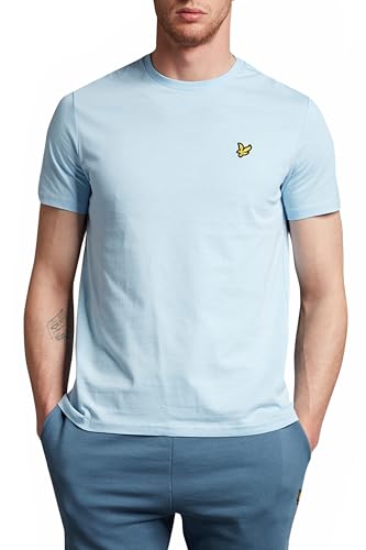 Lyle & Scott T-Shirt Herren | mit Rundhals-Ausschnitt und kurzen Ärmeln | mit goldenem Adler-Logo auf der Brust | XS — XXL… von Lyle & Scott