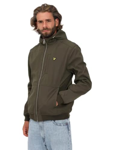 Lyle & Scott Softshell Jacke Herren Oliv/schwarz, XL von Lyle & Scott