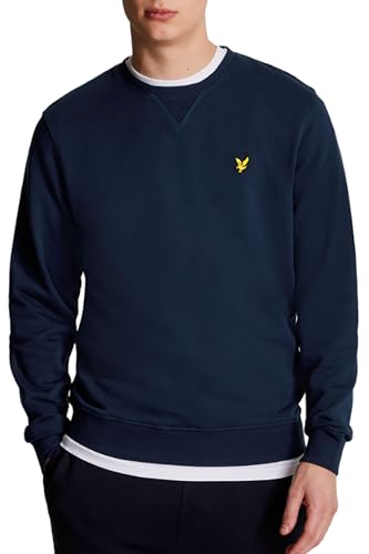 Lyle & Scott Sweatshirt für Männer - Klassisches hochwertiges Herren Pullover mit Rundhalsausschnitt, Schlichter, langärmeliger ohne Kapuze, 100% Baumwolle, XS-XXL von Lyle & Scott