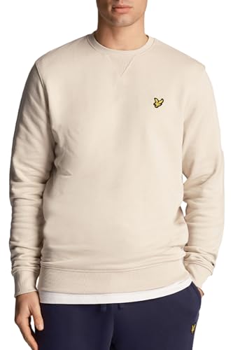 Lyle & Scott Sweatshirt für Männer - Klassisches hochwertiges Herren Pullover mit Rundhalsausschnitt, Schlichter, langärmeliger ohne Kapuze, 100% Baumwolle, XS-XXL von Lyle & Scott