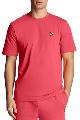 Lyle & Scott T-Shirt Herren | mit Rundhals-Ausschnitt und kurzen Ärmeln | mit goldenem Adler-Logo auf der Brust | XS - XXL von Lyle & Scott