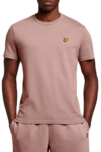 Lyle & Scott T-Shirt Herren | mit Rundhals-Ausschnitt und kurzen Ärmeln | mit goldenem Adler-Logo auf der Brust | XS - XXL von Lyle & Scott