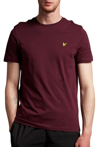 Lyle & Scott T-Shirt Herren | mit Rundhals-Ausschnitt und kurzen Ärmeln | mit goldenem Adler-Logo auf der Brust | XS — XXL… von Lyle & Scott