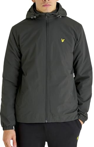 Lyle & Scott lässige Jacke Herren - Zip Through Hooded Jacket in den Größen XS -XXL - Eine leichte Kapuzenjacke für einen bequemen Look bei jedem Wetter von Lyle & Scott