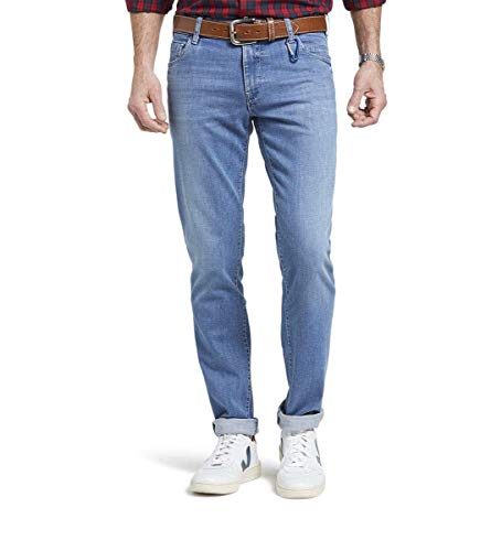 M 5 BY MEYER Herren Hose M5 Slim Denim - 9-6205 - Cross Hedge Denim Five Pocket von M 5 BY MEYER