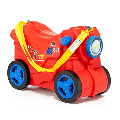 MOLTO | Kinderkoffer Molto Moto Rot | Kinderreisekoffer, Kinderhandgepäck, Kinderhandgepäck, Lernspielzeug für Kinder, Für Kinder ab 36 Monaten MOLTO | Kinderkoffer Molto Moto Rot | Kinderreisekoffer, Kinderhandgepäck, Kinderhandgepäck, Lernspielzeug für Kinder, Für Kinder ab 36 Monaten von M MOLTO
