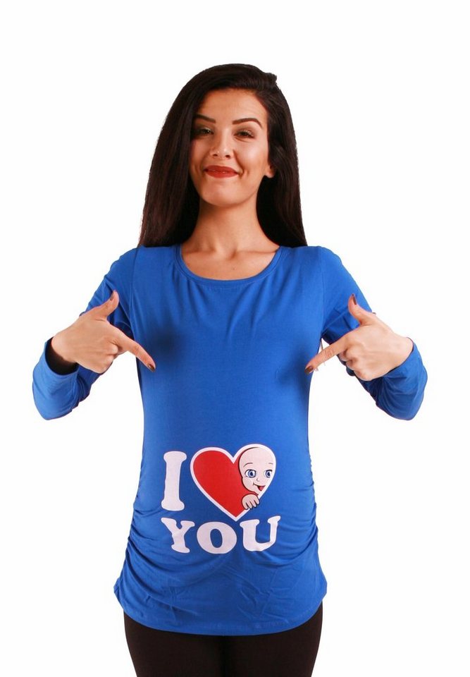 M.M.C. Umstandsshirt I Love You mit Motiv von M.M.C.