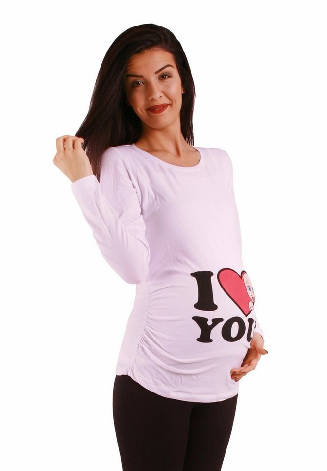 M.M.C. Umstandsshirt I Love You mit Motiv von M.M.C.