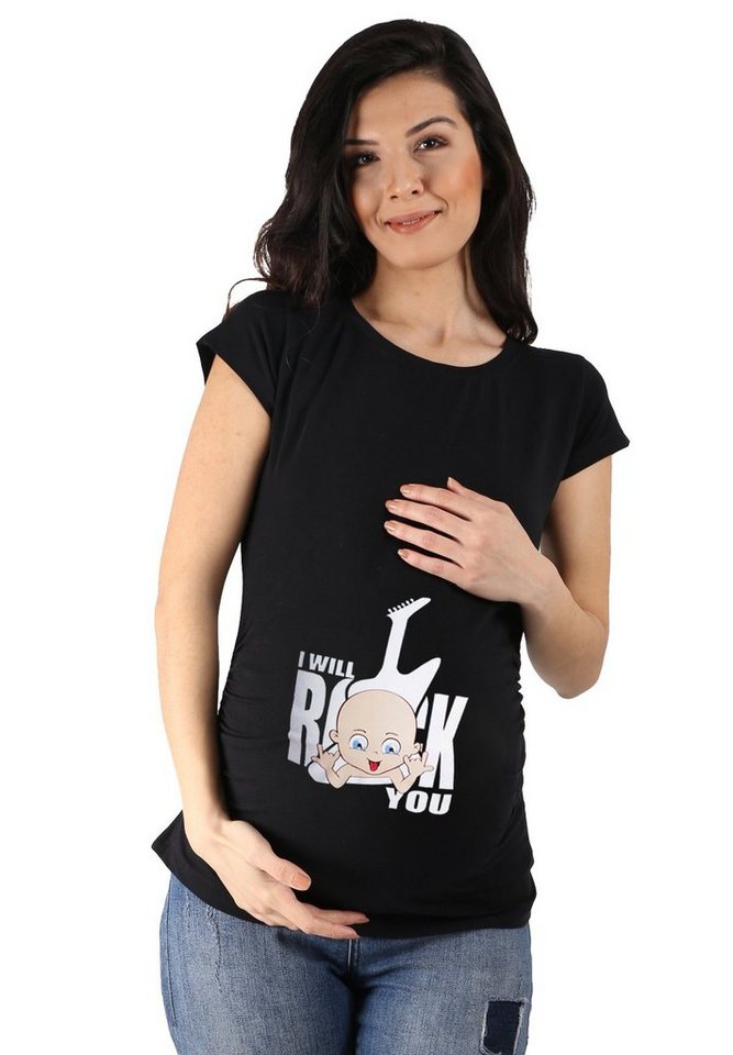 M.M.C. Umstandsshirt I Will Rock You mit Motiv von M.M.C.