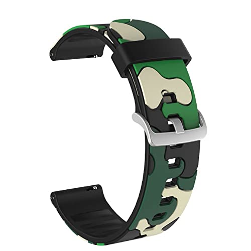 MAALYA 20 x 22 mm bedrucktes Silikon-Armband für Garmin Forerunner 645 245/Vivoactive 3 4/Fenix Chronos Armband, Zubehör, For Forerunner 645 245, Achat von MAALYA