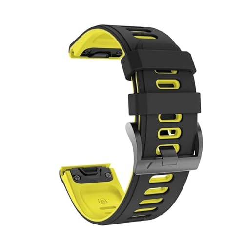 MAALYA 22 x 26 mm Schnellverschluss-Armband aus Silikon für Garmin Fenix 6 6X Pro 5 5X Plus Enduro Descent MK2 Fenix 7 7X Easy Fit Uhrenarmband, 20mm Fenix 6S 6SPro, Achat von MAALYA