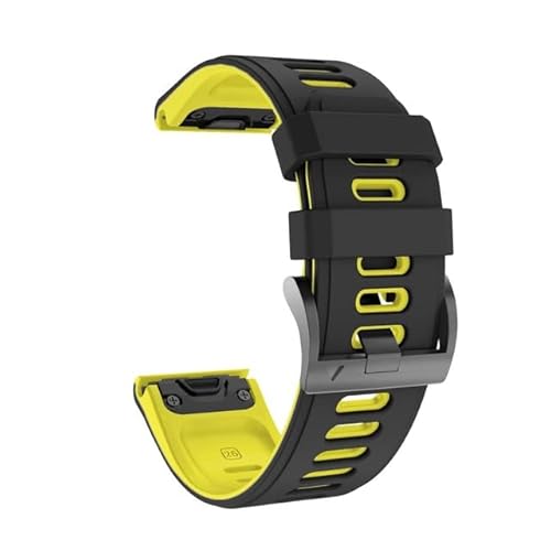 MAALYA 22 x 26 mm Schnellverschluss-Armband aus Silikon für Garmin Fenix 6 6X Pro 5 5X Plus Enduro Descent MK2 Fenix 7 7X Easy Fit Uhrenarmband, 26mm Fenix 3HR-D2, Achat von MAALYA