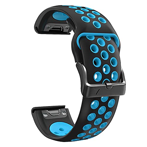 MAALYA 26 22 mm Schnellverschluss-Uhrenarmband für Garmin Fenix 7 7X 6 6X Pro 5X 5 Plus 3HR 945 Enduro Silikon-Armband Schnellverschluss-Handgelenkbänder, For Forerunner 935 945, Achat von MAALYA