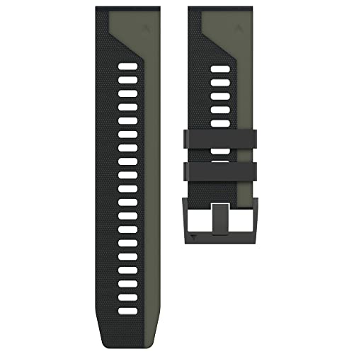 MAALYA 26 22 mm Silikonarmband mit Schnellverschluss für Garmin Fenix 6 6X Pro 5X 5Plus 3 HR S60 935 D2 Enduro MK2i Easyfit Armband, For Garmin Quatix5, Achat von MAALYA