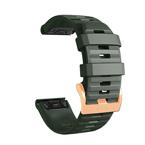 MAALYA Uhrenarmband für Garmin Fenix 5 5S Plus 6 6S 6X Pro MK2S 935 S60, Schnellverschluss, Silikon, leicht anzubringen, 26, 22, 20 mm, For Fenix 5 Plus 6 Pro, Achat von MAALYA