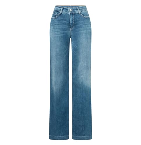 MAC Jeans MAC Dream Wide Dream wonderlight Damen Jeans 0351L544190 D490*, Größe:W44/L30, Farbe:D490 Summer mid Blue wash von MAC Jeans