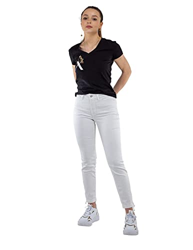 MAC JEANS Damen DREAM CHIC Jeans, Weiß (White Denim D010), (Größe: 44/29) von MAC Jeans