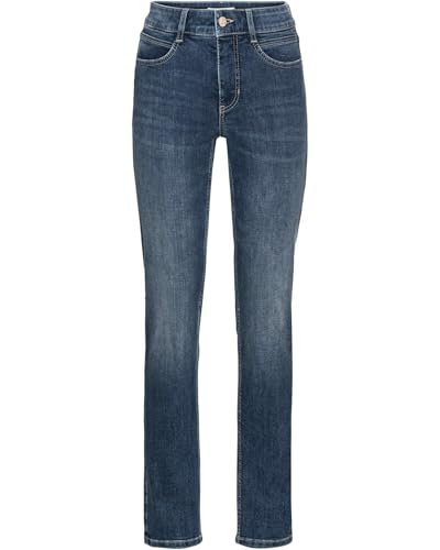 Mac Damen Jeans Angela Straight Fit Stoned Blue (81) 38/32 von MAC Jeans