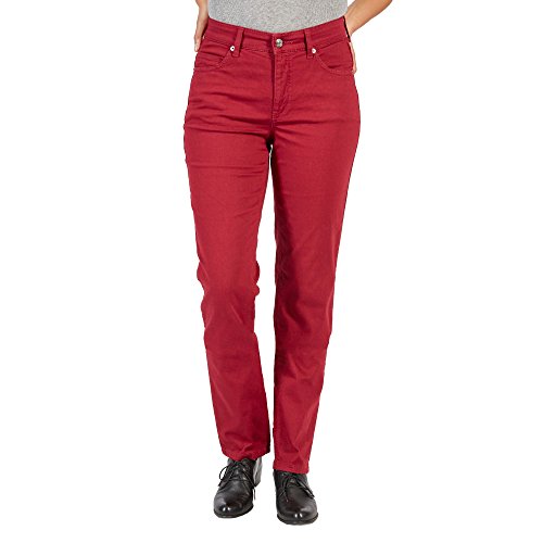 MAC Jeans Damen Melanie Skinny Jeans, Rot (Rubin Red 458r), W46/L28 von MAC Jeans