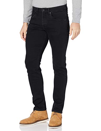 MAC Jeans Herren Arne Pipe Jeans, H892 Black Black Washed, 42/32 von MAC Jeans