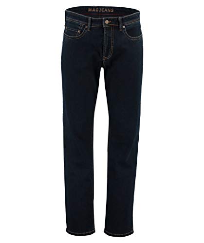 MAC Jeans Herren Ben New Basic Denim Straight Jeans, Blau (Night Stone H098), W33/L34 von MAC