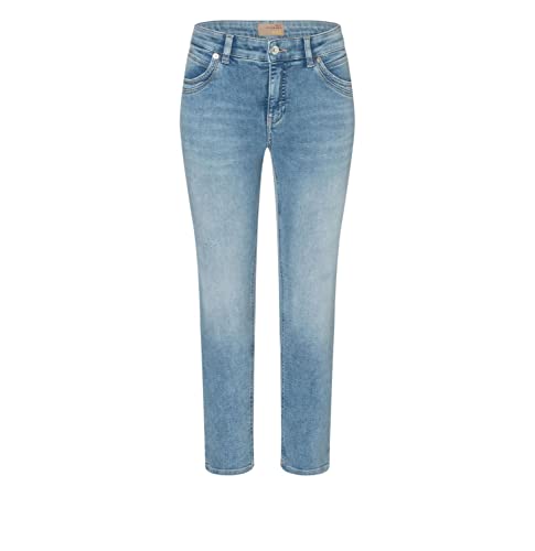 MAC Jeans Mac Damen Jeans Mel, Light Authentic Denim 0389l262090 Blau1 44-30 von MAC Jeans