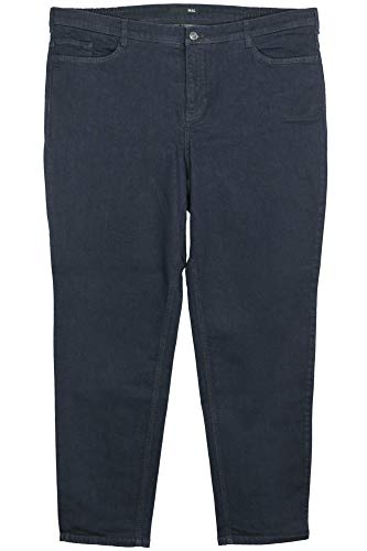 MAC Stina Stretchjeans Damen Feminine Fit Straight Leg, Farbe:dunkelblau, Damengrößen:52, Hosenlängen:L30 von MAC Jeans