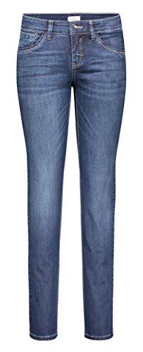 MAC Damen Straight Jeans (Gerades Bein) Carrie Pipe, Blau (new D845),Gr. W34/L32 von MAC Jeans