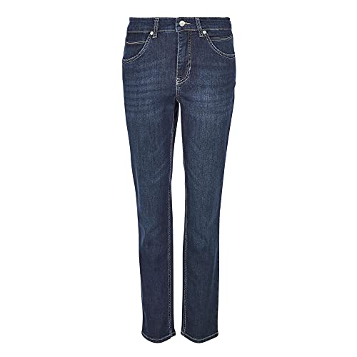 MAC Jeans Damen Melanie Straight Jeans, Blau (Dark Blue D845), W42/L30 von MAC Jeans