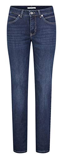 MAC Jeans Damen Melanie Straight Jeans, Blau (Dark Blue D845), W46/L30 von MAC Jeans