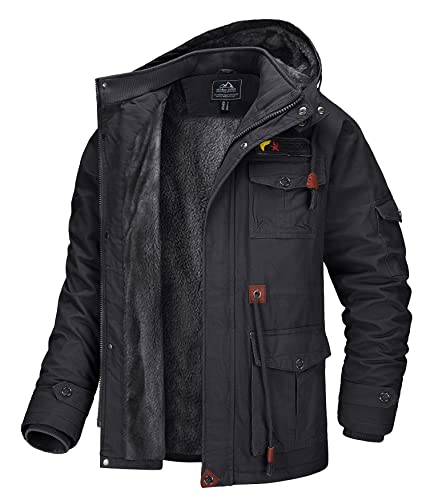 MAGCOMSEN Herren Winterjacke Warme Fleece Übergangsjacke Winter Gefüttert Parka Männer Baumwolle Outdoor Jacken Lässig Vintage Jacke Grau S MAGCOMSEN Herren Winterjacke Warme Fleece Übergangsjacke Winter Gefüttert Parka Männer Baumwolle Outdoor Jacken Lässig Vintage Jacke Grau S von MAGCOMSEN