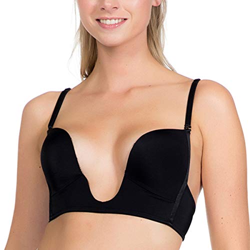 Magic Bodyfashion Damen V-Bra Stiefe BH, Schwarz, NA (Herstellergröße: 75B) von MAGIC BODYFASHION