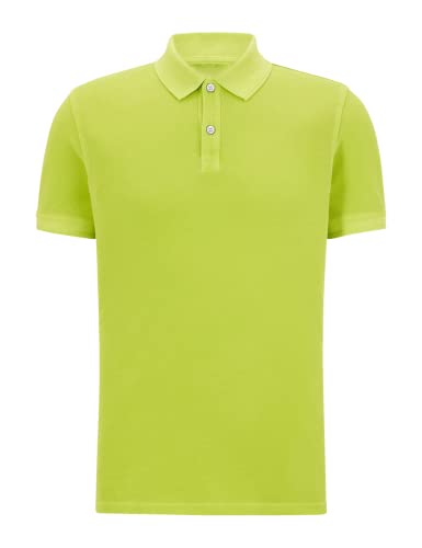 MAGIC SELECT Kurzarm-Polo für Herren. Lässiges Polo-Golf-T-Shirt. Tailliert und kurz. 100% Bambusfaser, grün, L von MAGIC SELECT