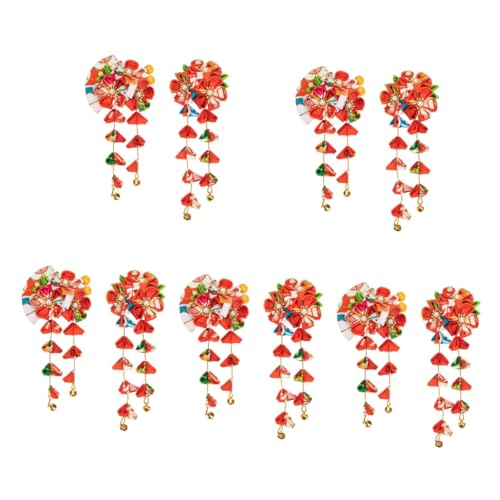 MAGICLULU 10 Stk Haarschmuck im japanischen Stil Haarspange im chinesischen Stil Haarschmuck für Haar Klammern Blumen Haarnadeln Fan-Haar-Accessoires Sektor Zubehör Asien Damen von MAGICLULU